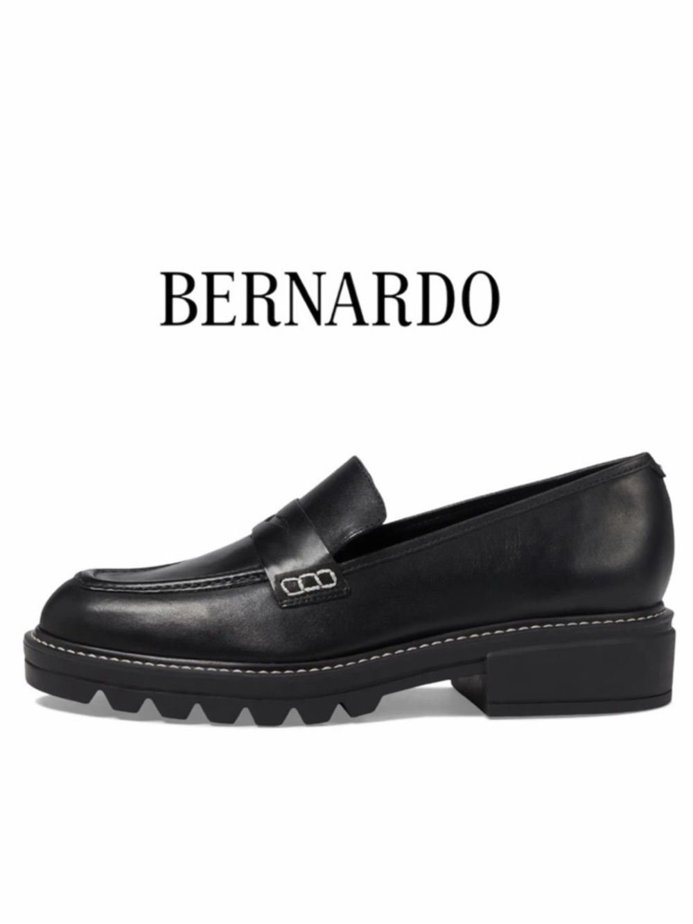 Bernardo Anthropologie Women’s Selma Antique Calf Platform Loafers - Size‎ 11M